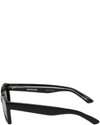 Lunettes de soleil gris foncé Balenciaga