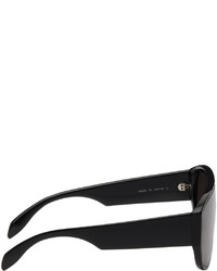 Lunettes de soleil gris foncé Alexander McQueen