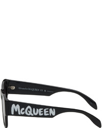 Lunettes de soleil gris foncé Alexander McQueen