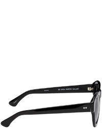 Lunettes de soleil gris foncé Dries Van Noten