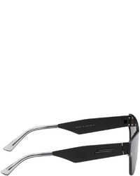 Lunettes de soleil gris foncé Bottega Veneta