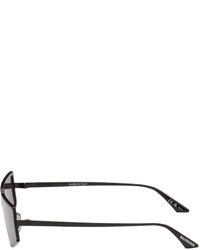 Lunettes de soleil gris foncé Balenciaga