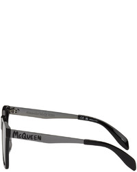 Lunettes de soleil gris foncé Alexander McQueen