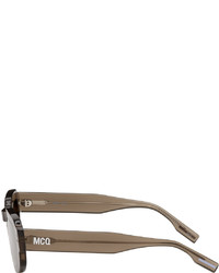 Lunettes de soleil gris foncé McQ