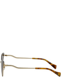 Lunettes de soleil gris foncé Gucci