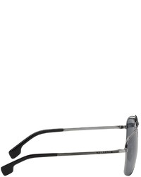 Lunettes de soleil gris foncé Versace