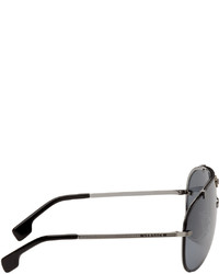 Lunettes de soleil gris foncé Versace