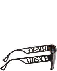 Lunettes de soleil gris foncé Versace