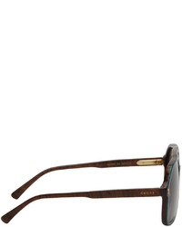 Lunettes de soleil grises Gucci