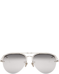 Lunettes de soleil grises Linda Farrow Luxe