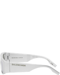 Lunettes de soleil grises Balenciaga