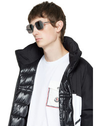 Lunettes de soleil grises Moncler