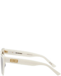 Lunettes de soleil grises Balenciaga