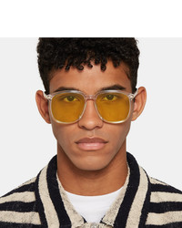 Lunettes de soleil jaunes Gucci