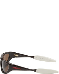 Lunettes de soleil marron clair Bottega Veneta