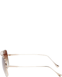 Lunettes de soleil marron clair Dita