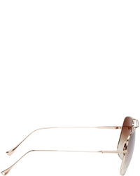 Lunettes de soleil marron clair Dita