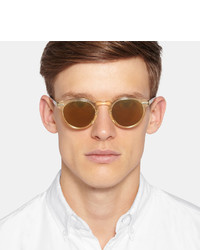 Lunettes de soleil marron clair Oliver Peoples