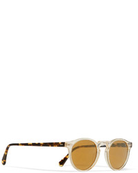 Lunettes de soleil marron clair Oliver Peoples