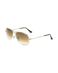 Lunettes de soleil marron clair Ray-Ban