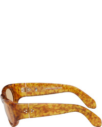 Lunettes de soleil marron clair Jacques Marie Mage