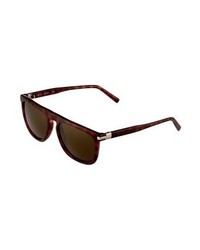 Lunettes de soleil marron foncé Calvin Klein
