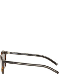 Lunettes de soleil marron foncé Christian Dior