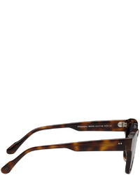 Lunettes de soleil marron foncé MAISON KITSUNÉ