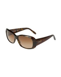 Lunettes de soleil marron foncé