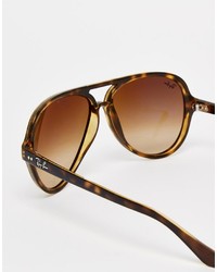 Lunettes de soleil marron Ray-Ban