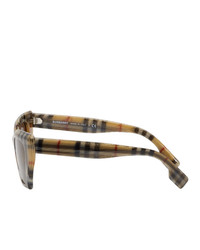 Lunettes de soleil marron Burberry