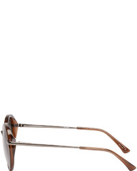 Lunettes de soleil marron Dries Van Noten