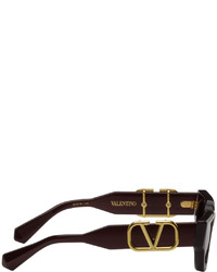 Lunettes de soleil marron Valentino Garavani