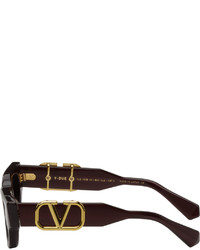 Lunettes de soleil marron Valentino Garavani