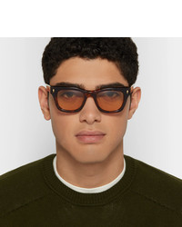 Lunettes de soleil marron Jacques Marie Mage