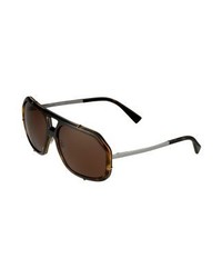 Lunettes de soleil marron