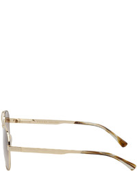 Lunettes de soleil marron Gucci