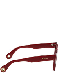 Lunettes de soleil marron Jacquemus