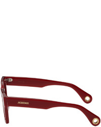 Lunettes de soleil marron Jacquemus