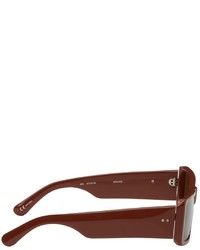 Lunettes de soleil marron Dries Van Noten