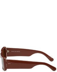 Lunettes de soleil marron Dries Van Noten