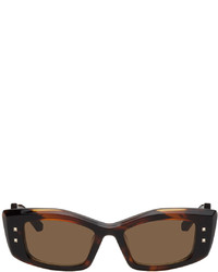 Lunettes de soleil marron Valentino Garavani