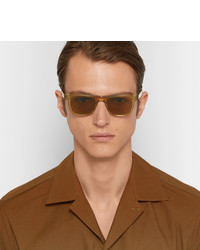 Lunettes de soleil marron Garrett Leight California Optical