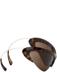 Lunettes de soleil marron Balenciaga