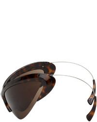 Lunettes de soleil marron Balenciaga