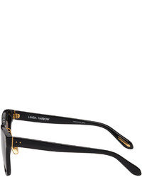 Lunettes de soleil moutarde Linda Farrow