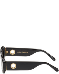 Lunettes de soleil moutarde Linda Farrow