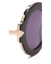 Lunettes de soleil noir et doré Karen Walker