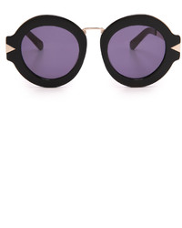 Lunettes de soleil noir et doré Karen Walker