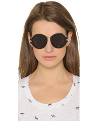 Lunettes de soleil noir et doré Karen Walker